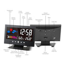 LCD Display Weather Station Thermometer Alarm Clock Calendar Snooze Alarm Clock