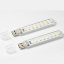Mini 8Leds LED Desk Lamp Computer Lights Ultra Bright USB Night Light