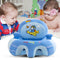 Cartoon Baby Sofa Cover Learning Sit Seat w/o Cotton Chair (Dark Blue) Newly