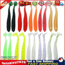 20pcs 2g/7.5cm T-tail Soft PVC Worm Fishing Lures 10 Colors Swim Baits Newly