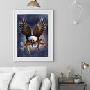 Full Square Drill Diamond Painting 5D Kit DIY Fierce Eagle Drawing Bedroom Decor