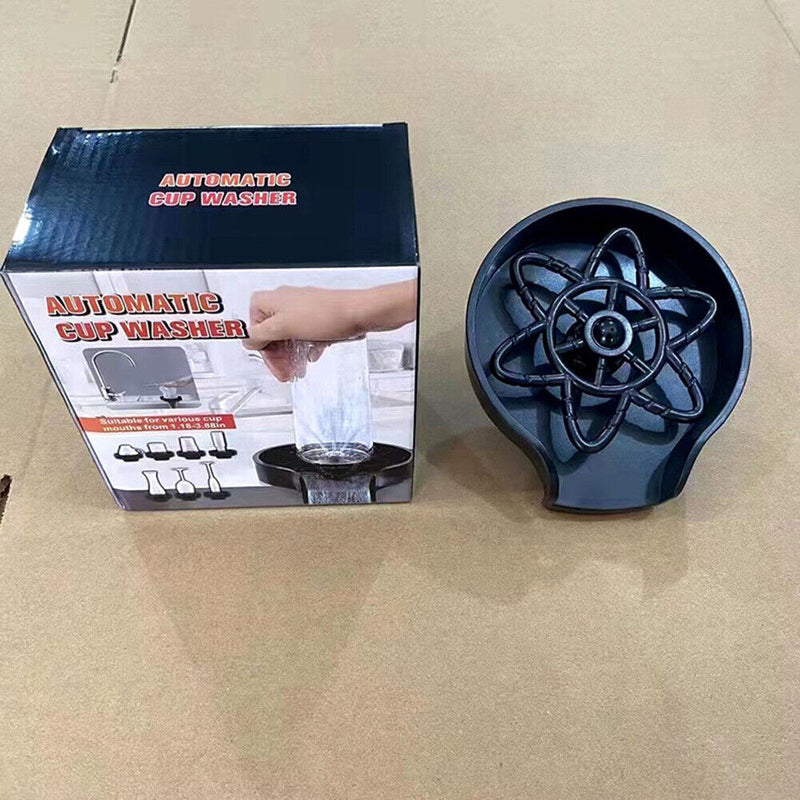 Automatic Glass Rinser Bar Glass Cup Washer Kitchen Milk Tea Cup Cleaner