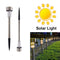 10x LED Solar Lawn Lamp Garden Pathway Yard Bollard Light (Warm Light) Newly