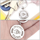 Granddaughter Thanksgiving Keychain for Uncle Grandpa Keychain Blessing