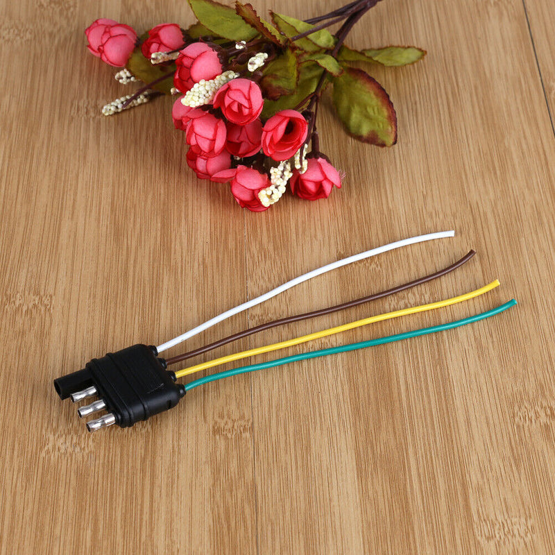 4 Pole Pin US Standard Truck Flat Wiring Harness Kit Side Only Trailer Plug