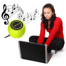 A5 Mini Speaker 3.5mm Stereo Audio Player for Phone Notebook (Green) Newly