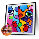 5D Diamond Painting Kit DIY Colorful Abstract Full Round Drill Mosaic Home Decor