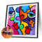 5D Diamond Painting Kit DIY Colorful Abstract Full Round Drill Mosaic Home Decor