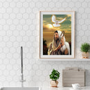 5D DIY Priest Pigeon Full Round Drill Diamond Painting Rhinestone Drawing Craft