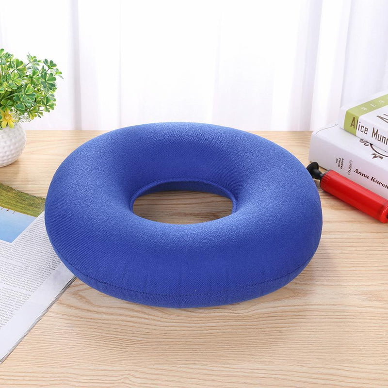 Seat Cushion Circular Inflatable Anti Bedsore Pad Chair Mat (Dark Blue)