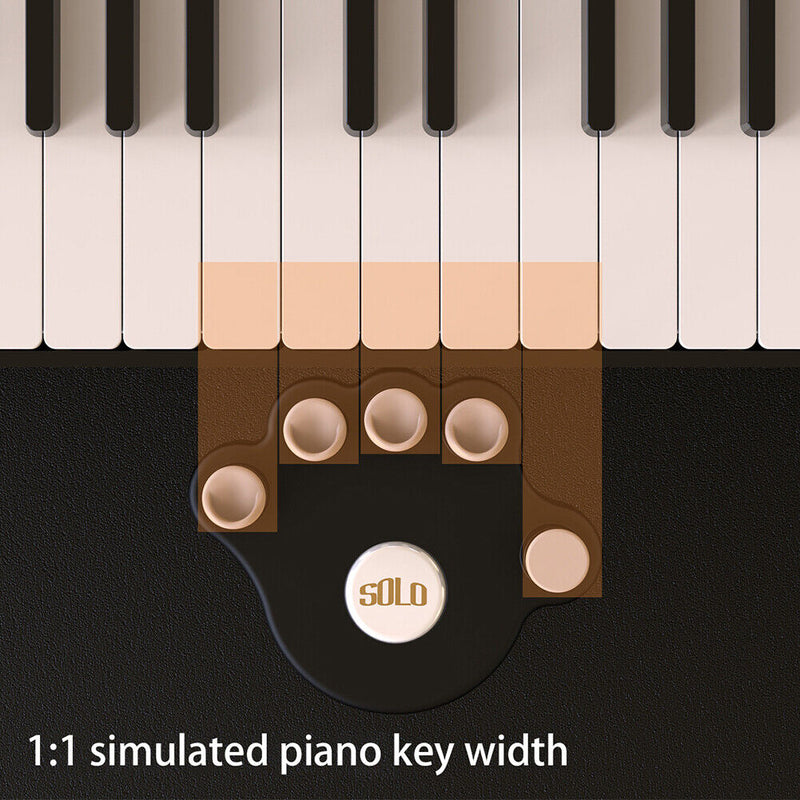 1 Pair Piano Finger Trainer Piano Hand Corrector Fingers Grips Strength Tra