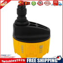 6 in 1 Adjustable Nozzle for 1/4 inch 3000psi High Pressure Washer (Yellow)
