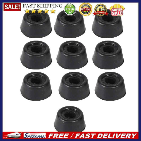 10pcs Rubber Bottom Support Pool Cue Tail Protective Sleeve Billiard Access