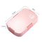 Microwave Lunch Box Food Grids Storage Container School Bento Box (Pink) Newly