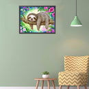 Full Cross Stitch 11CT Sloth Counted Embroidery DIY Crafts Home Decoration