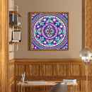 Handmade Mandala 5D DIY Full Round Drill Drawing Kit Diamond Painting Artwork