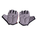 Fashion Cycling Bicycle Motorcycle Sport Gel Half Finger Gloves Red Size M Newly