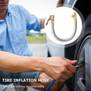 Car Motorcycle Bike Tire Inflator Hose Stainless Steel 300PSI Pressure for Truck