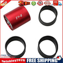 F1-Z Car Air Intake Double Turbine Refit Turbo Gas Fuel Oil Saver Fan (Red)