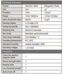 Frequency Tester Digital Display Electromagnetic Radiation Tester EMF Meter