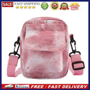Fashion PU Leather Flap Clutch Women Tie Dyeing Phone Casual Shoulder Bags