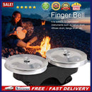 Finger Jingle Tambourine Aluminum Jingles Finger Handbell for Bongos Congas