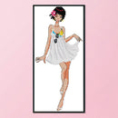 Cross Stitch 14CT Fashion Show Printed DIY Embroidery Kits Handmade Needlework