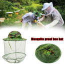 Beekeeping Cowboy Hat Mosquito Bee Insect Net Veil Face Protective Hat Head G9X0