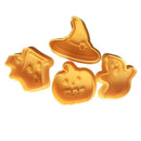 Tool Halloween Pumpkin Ghost Theme Cookie Cutter Halloween Biscuit Mold Plunger