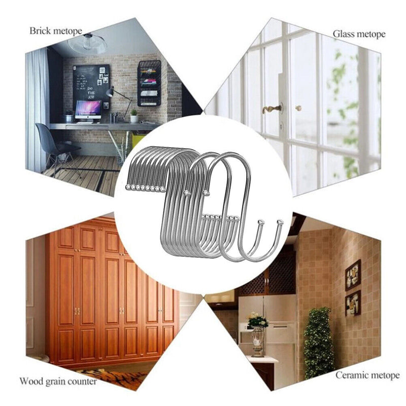 10pcs Waterproof Clothes Storage Rack Portable Camping Cookware Hanging Hooks