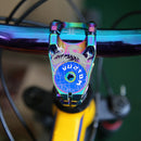 MTB Bike Headset Cover w/ Screw Bicycle Fork Tube Stem Cap Covers (Blue) Newly