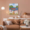 Lakeside Lounge Oil Paint By Numbers DIY Handpainted on Canvas Wall Arts
