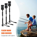 3pcs/lot Adjustable Flash Hard Rod Rocker 7 Colors Indicator Fishing Tackle