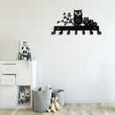 Metal Creative Key Rack Art Wall Mounted Organizer Hat Towel Rack Decorative