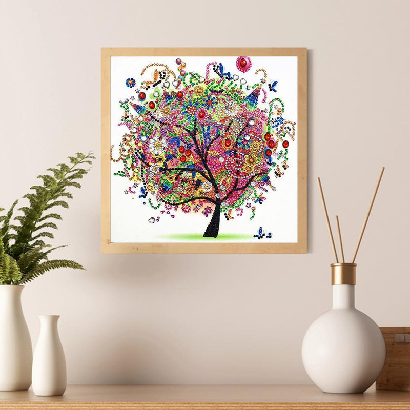 5D DIY Tree Special Shaped Diamond Painting Cross Stitch Mosaic Craft Kits