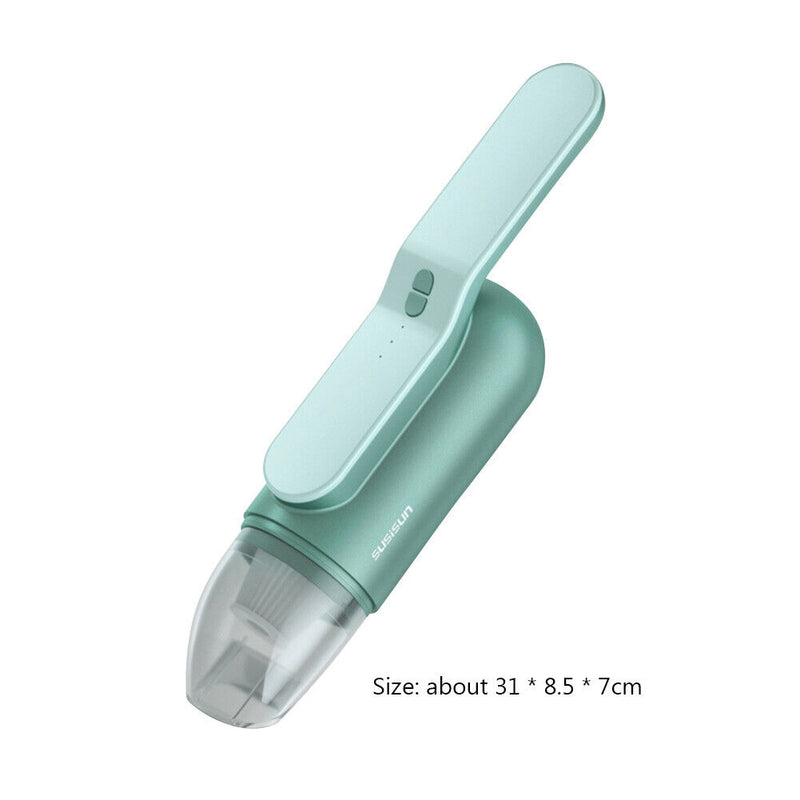 Wireless 13000PA High Suction Vacuum Cleaner for Car Home Cleaning (Green)