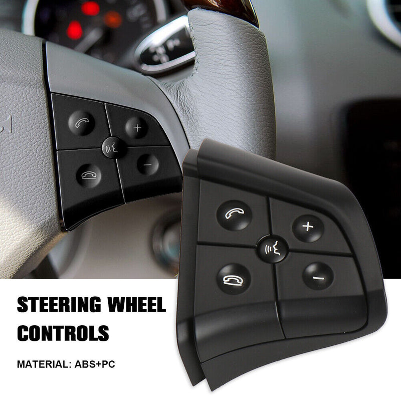 5 Keys Car Steering Wheel Switch for Benz ML/GL-Class W164 (Right Black)