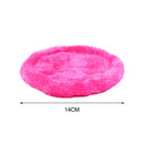 Hamster Nest Pad Animal Chinchilla Rabbit Guinea Pig Plush Cushion (Rose S)