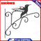Wrought Iron Hanging Flower Pot Basket Decorative Hanger Brackets (Bird)