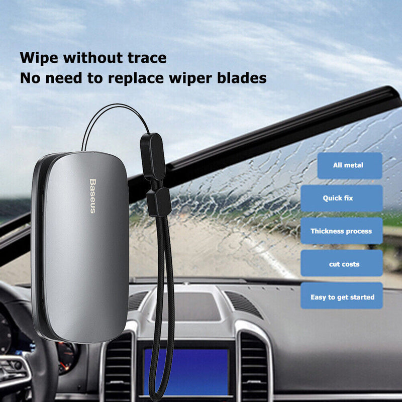 Windscreen Wiper Blade Restorer Cutter Cleaner Car Repair Tool (Indigo) Newly