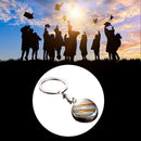 Solar System Metal Pendant Galaxy Earth Mars Glass Moon Keychain (Jupiter) Newly