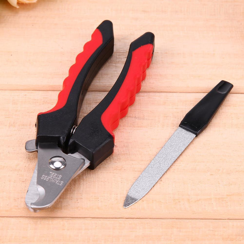 Professional Stainless Steel Dogs Cats Claw Clippers Cutter Nail Nail File tr