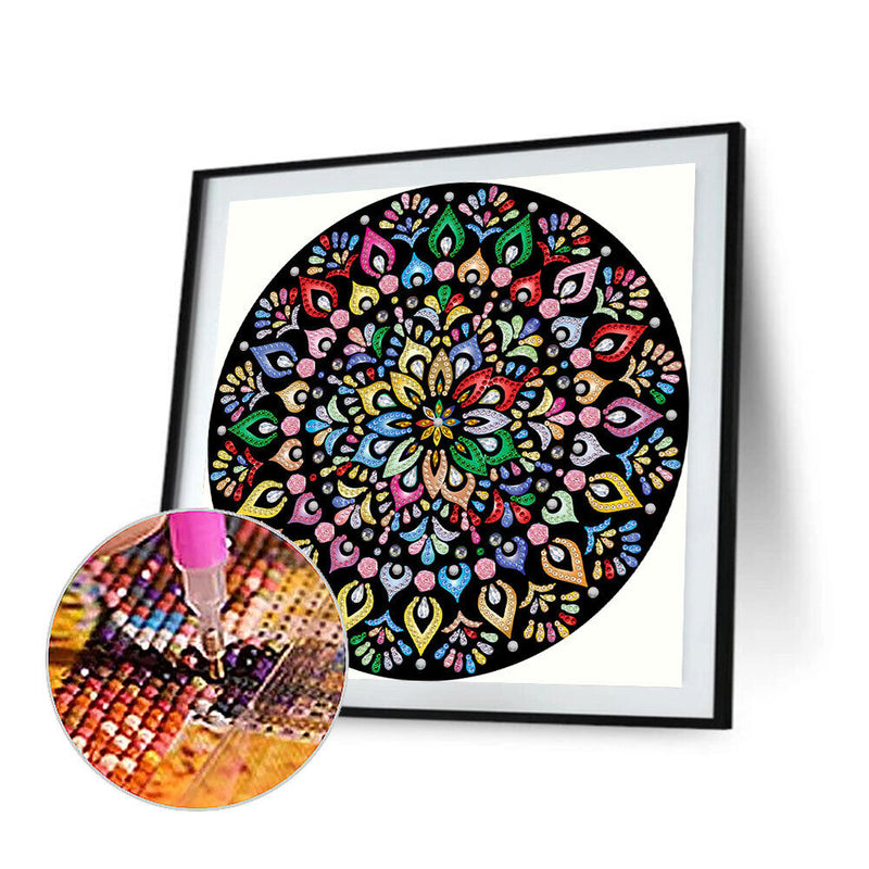 Partial Special-shaped Diamond Painting Kits Mandala Pattern Mosaic Art (HB