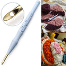 Punch Threader Needles Embroidery Needle Pen Knitting Needles Tool Weaving Tool