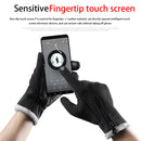 1 Pair Winter Anti-Brief Bike Cycling Fleece Gloves Windproof Full Finger Center