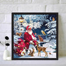 DIY Diamond Painting Kits Full Round Drill Santa and Animal Home Decoration