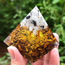 5cm Orgonite Pyramid Orgone Energy Converter Crystal Stone Heal Chakra (A) Newly
