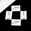 PVC Curtain Hooks Self-adhesive Wall Hook Storage Holder Bathroom Towel Holder