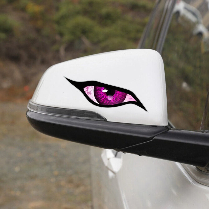 2pcs Eyes Rearview Mirror Stickers Auto Motorcycle DIY Self-adhesive Car Decals