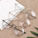 Care Portable Metal Round Glasses Optical Glasses Spectacles Eyeglasses Frame